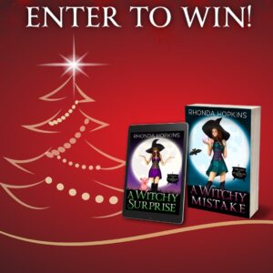 Enter to win! Paperback of A Witchy Mistake. eBook of A Witchy Surprise.